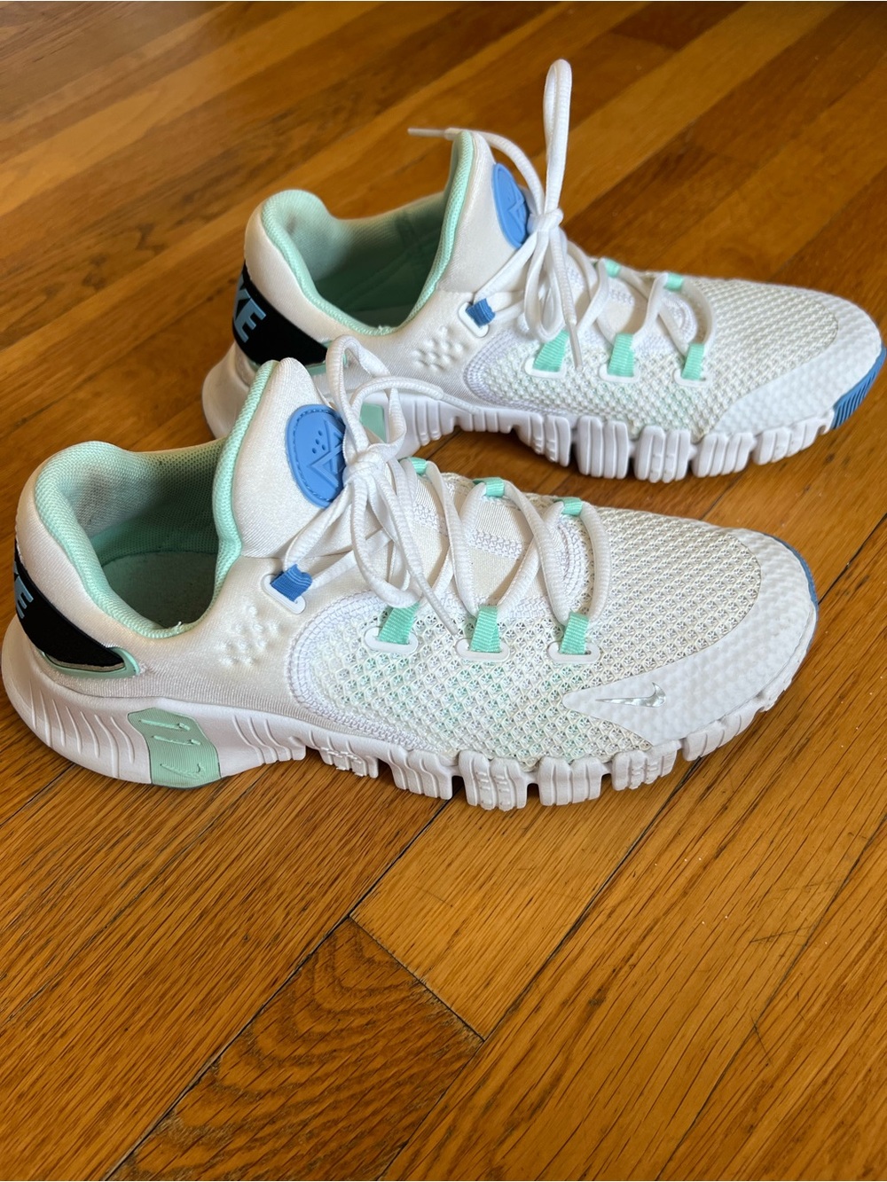 Nike Metcon Sneakers - White Mint and Blue